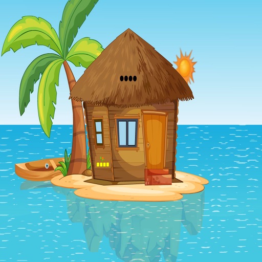 Island Hut House Escape Icon