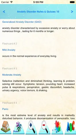 Game screenshot Anxiety Disorder Fundamentals to Advanced - Symptoms, Causes & Therapy (Free Study Notes & Quizzes) apk