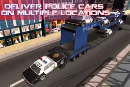 Game screenshot Police Car Transporter Truck – Drive lorry & deliver cop vehicles hack