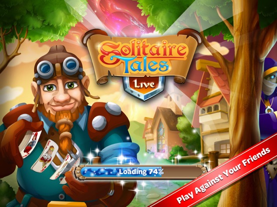 Solitaire Tales Live iPad app afbeelding 1