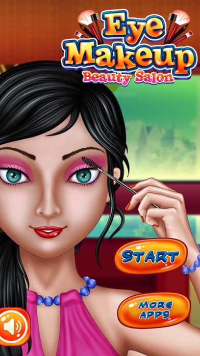 Screenshot 1 of Eye Makeup Beauty Salon for Girls : makeover game for girl and kids ! FREE App