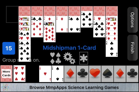 Midshipman Solitaire screenshot 3