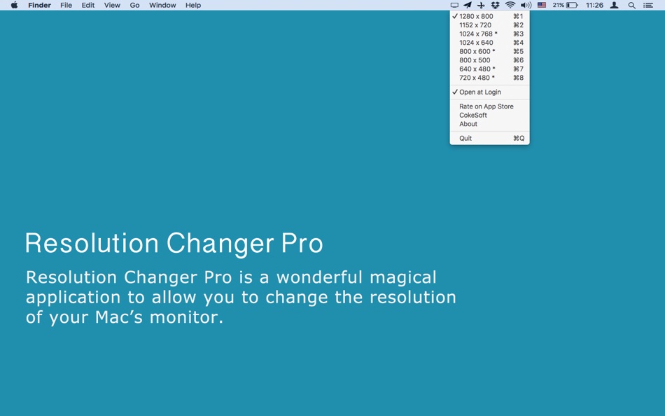 Resolution Changer Pro - 1.1 - (macOS)
