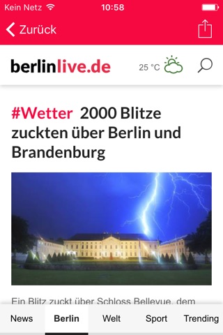 berlinlive.de - Nachrichten im Minutentakt screenshot 2