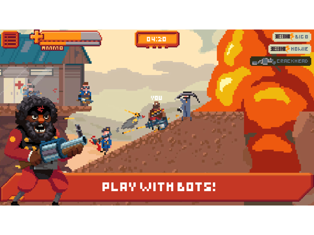 ‎Gangfort - Online 2D Platformer Shooter Screenshot