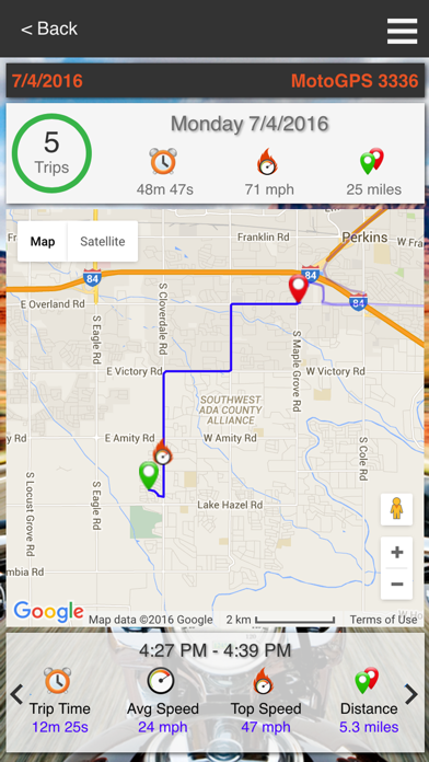 Screenshot #2 pour MotoGPS