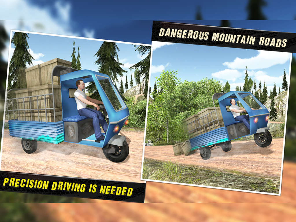 Offroad Tuk Tuk Mountain Climb screenshot 10