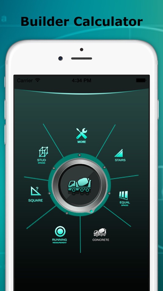 Utility Calculator for Builders - Measuring Stud, Square, Equal, Stair and Concrete - 1.0 - (iOS)