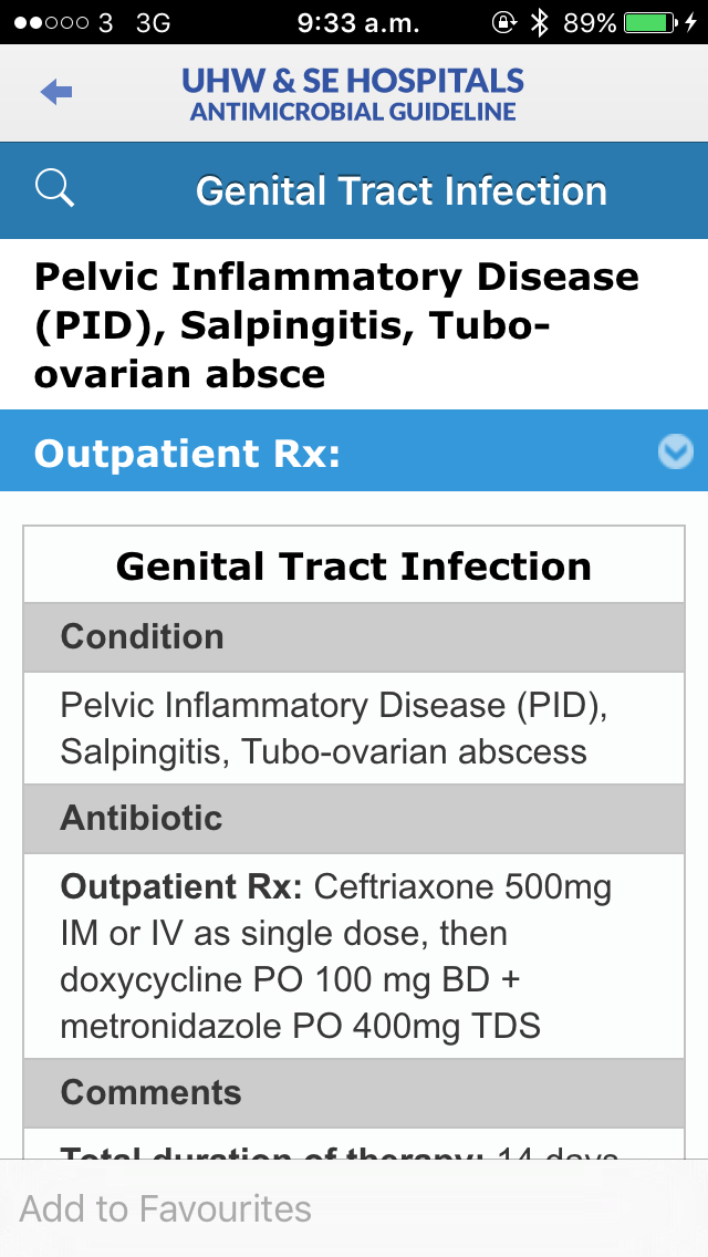 UHW Antimicrobial Guidelines