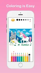 My Little Princess Coloring Book Games for Girls screenshot #2 for iPhone