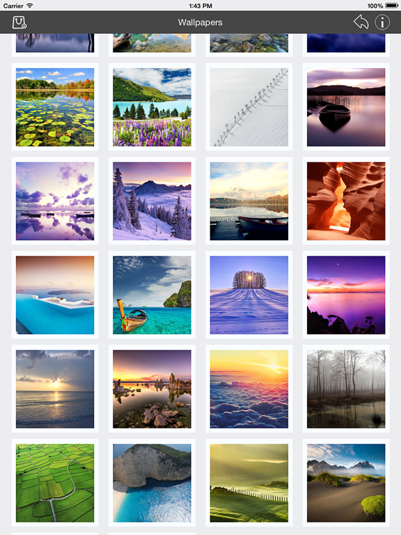 Screenshot #1 for Wallpaper Collection Landscape Edition