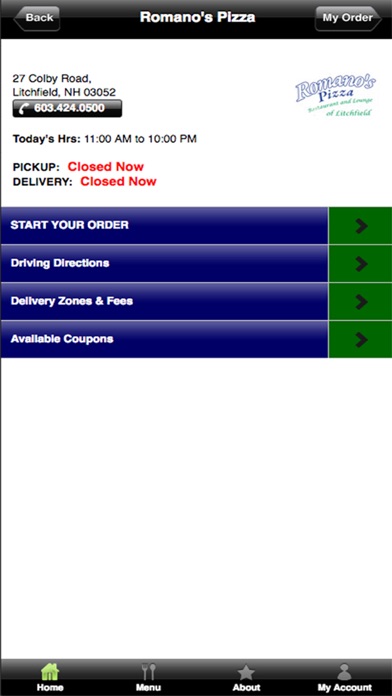 How to cancel & delete Romano's Pizza LLC from iphone & ipad 2