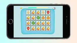 the best photo matching card game vegetable & fruit for kids and toddlers puzzle logic free iphone screenshot 2