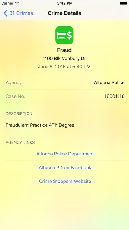 CrimeMapping screenshot-3
