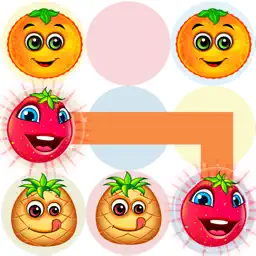 Line & Dot link color match search app icon