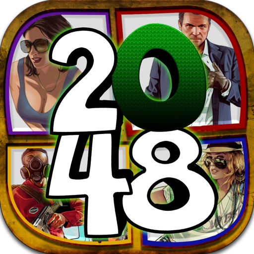 2048 + UNDO Number Puzzle Game “ Grand Theft Auto Edition ” icon