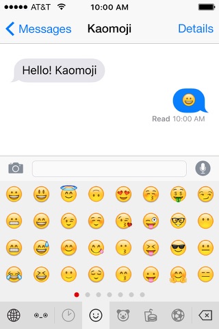 Kaomoji - Cute emoticons keyboard screenshot 3