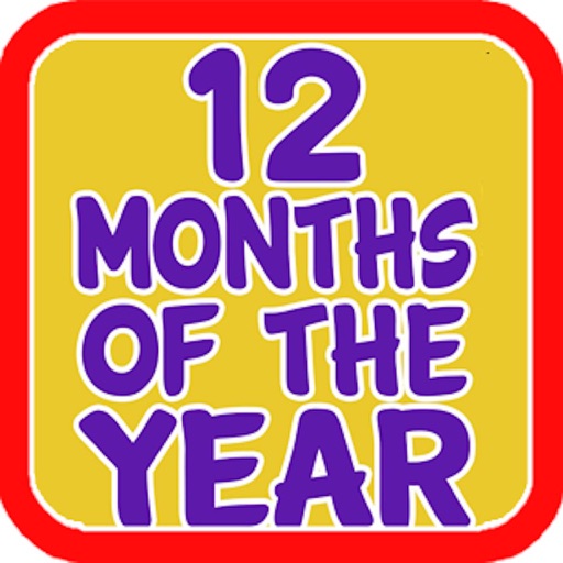 kids calendar 12 months of the year flash cards learning 12 months in a year