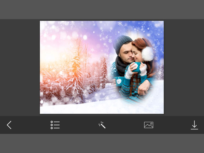 Winter Photo Frame - Amazing Picture Frames and Photo Editor