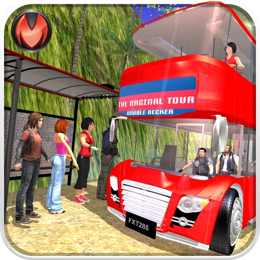 Tourist Double Bus Simulator Icon