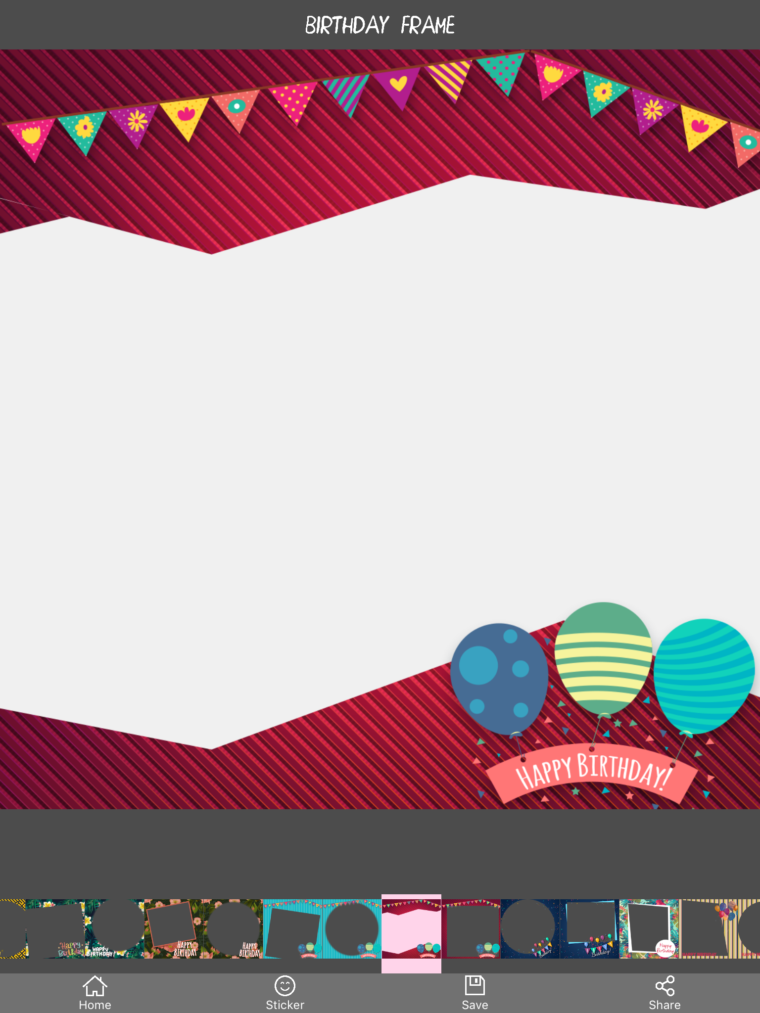 Happy Birthday Frame screenshot 8