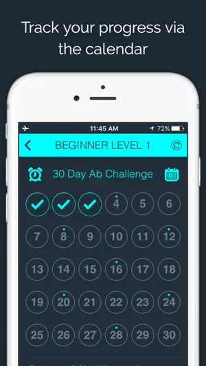 30 Day - Ab Challenge screenshot 2