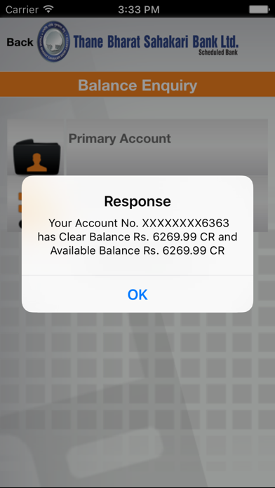 Thane Bharat Sahakari Bank Ltd Screenshot