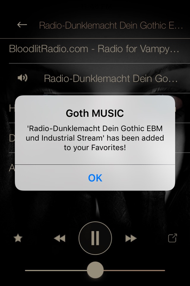 Goth MUSIC Online Radio screenshot 3