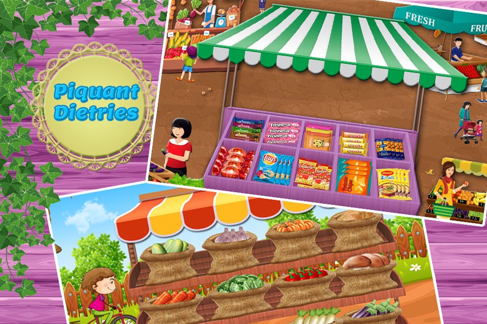 Village Supermarket Shopping Girl – Cash Register Time Management Grocery Shop screenshot 2