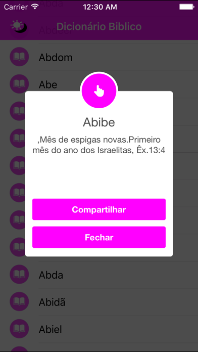 Screenshot #2 pour Dicionário Biblico Feminino JMC