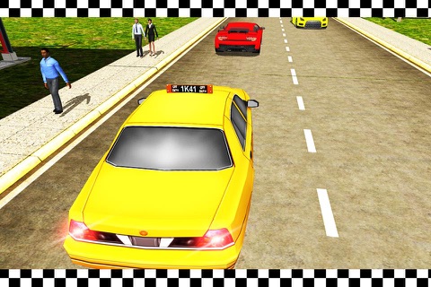 Cab Parking Taxi Drift Drive - Crazy City Rush Driver Test Run Sim screenshot 3