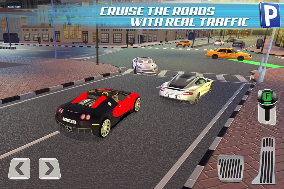 3D Dubai Parking Simulator Drive Real Extreme Super Sports Car screenshot 3