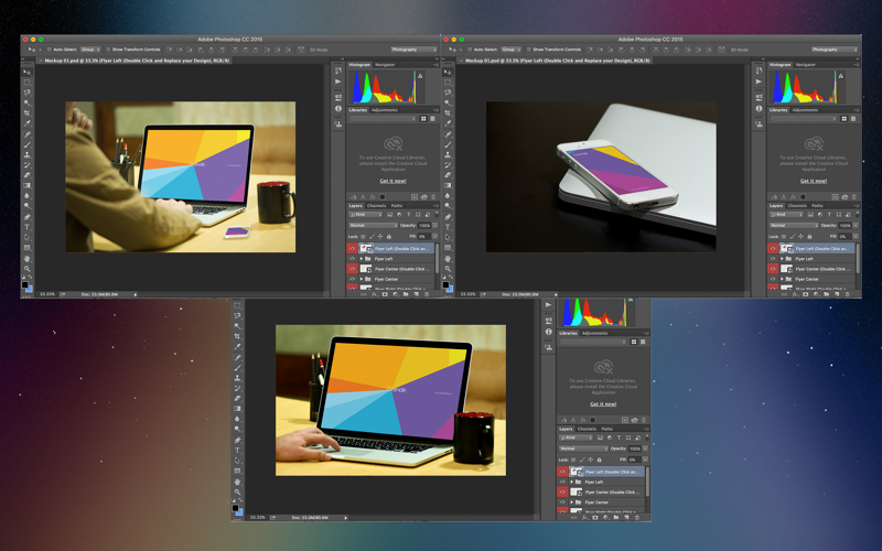 Mockup for Photoshop - Package Two for Apple Device thumbnail 3