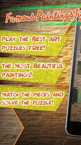 Game screenshot Famous Paintings Jigsaw Puzzle Game – Free Art Games for Kids to Train Your Brain mod apk