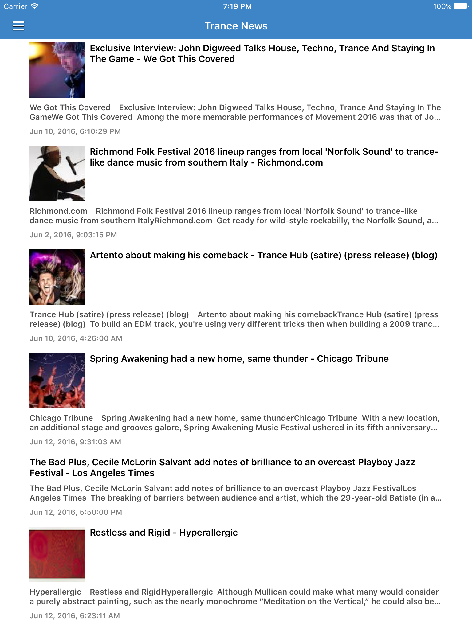 Trance Music Free - Discover New Dance Music via Radio, DJ Updates & Videos