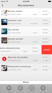 my rec - audio recorder iphone screenshot 3