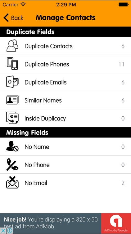 eContacts Lite : Phonebook Backup screenshot-3