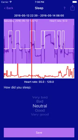 Game screenshot Sleep monitoring free apk