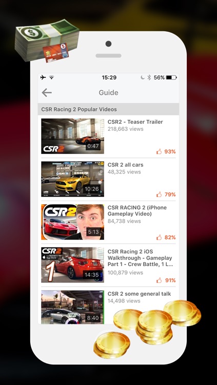 Free Cheats for CSR Racing 2 - Cars Stats, Free Gold and Walkthrough
