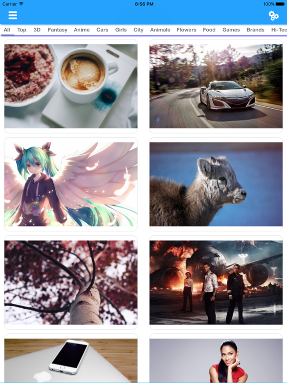 IMAGX - HD wallpaper for ipad & iphone iPad screenshot 1 - Social Networking app