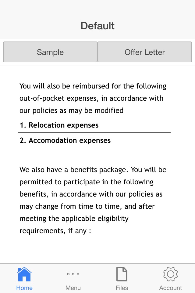 Job Offer Letter screenshot 3