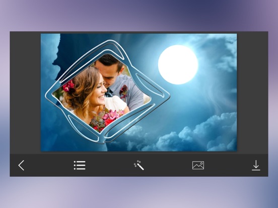 Night Photo Frame - Lovely and Promising Frames for your photo iPad screenshot 4 - Photo & Video app