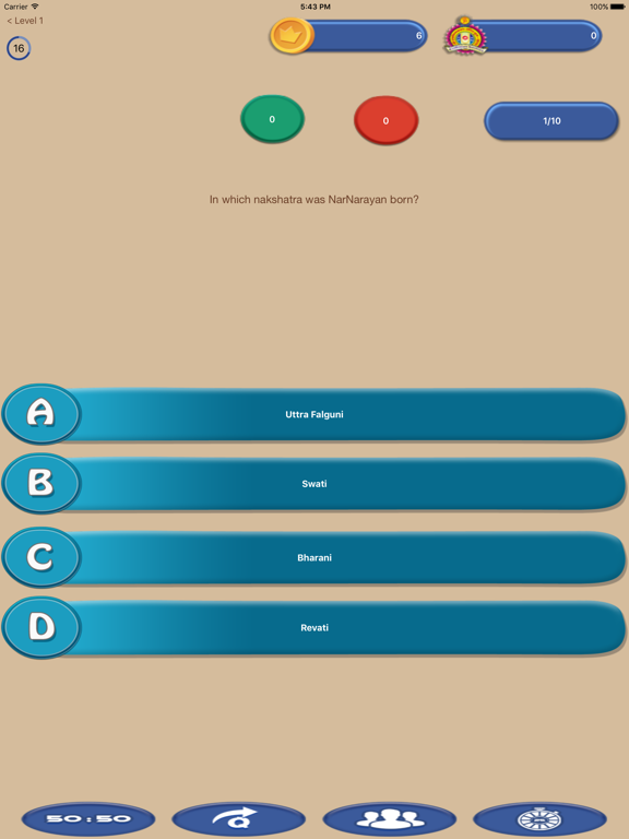 Swaminarayan Quiz iPad screenshot 4 - Lifestyle app