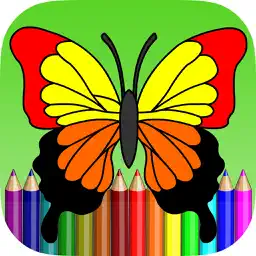 Butterfly Coloring Book For Kids app icon