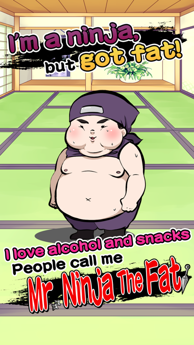 Mr. Ninja The Fat iPhone screenshot 1 - Games app