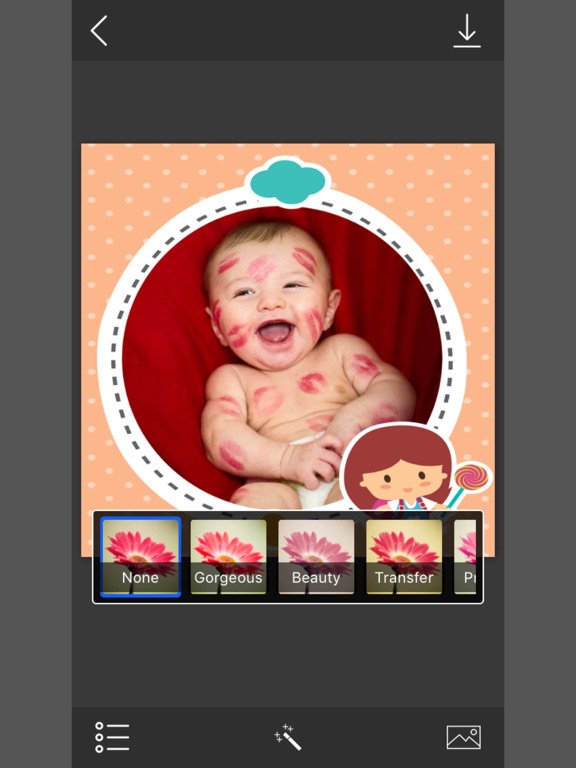 Screenshot #5 pour Cute Kid Photo Frame - Amazing Picture Frames & Photo Editor
