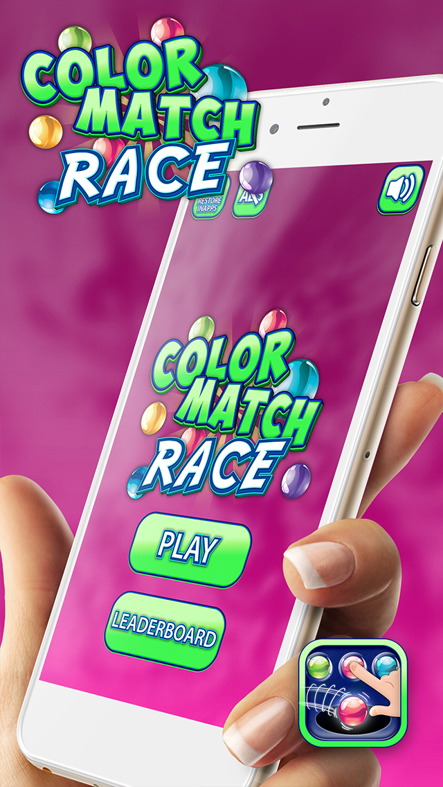 Color Match Race – Test Vision and Finger Speed with Fast Switch.ing Ball.s Game
