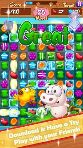 Game screenshot Sweet Fruit Garden mania:Match 3 Free Game mod apk