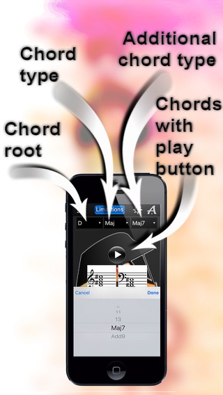 Piano Chords Compass Lite LRのおすすめ画像3