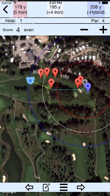 How Far Am I? - GPS Golf Rangefinder Application